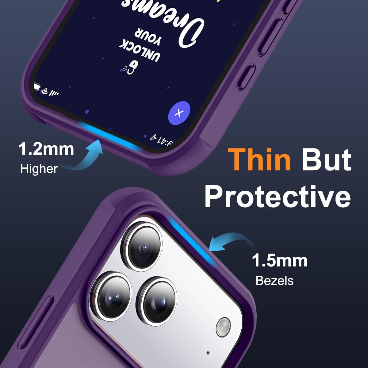 Detalle de MagSafe iPhone 17 Pro Max case 6.9
