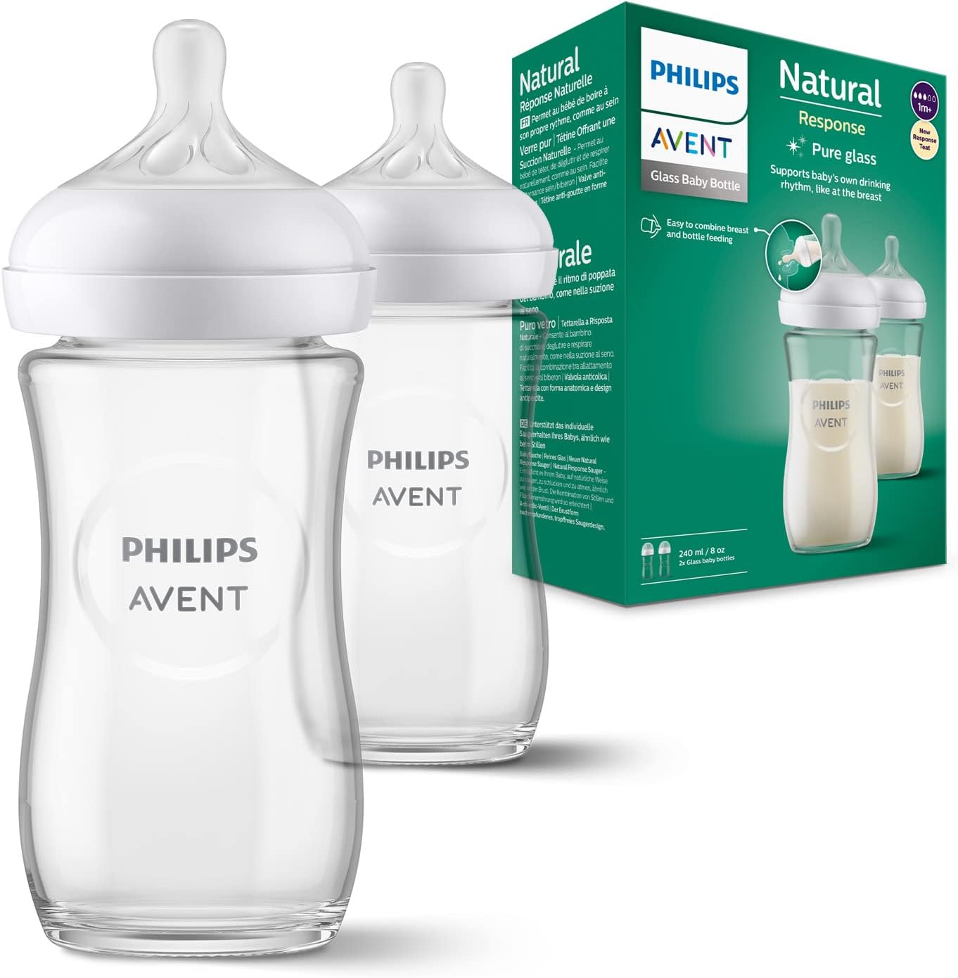 Detalle de Philips Avent SCY933/02 biberón Natural Response 240 ml