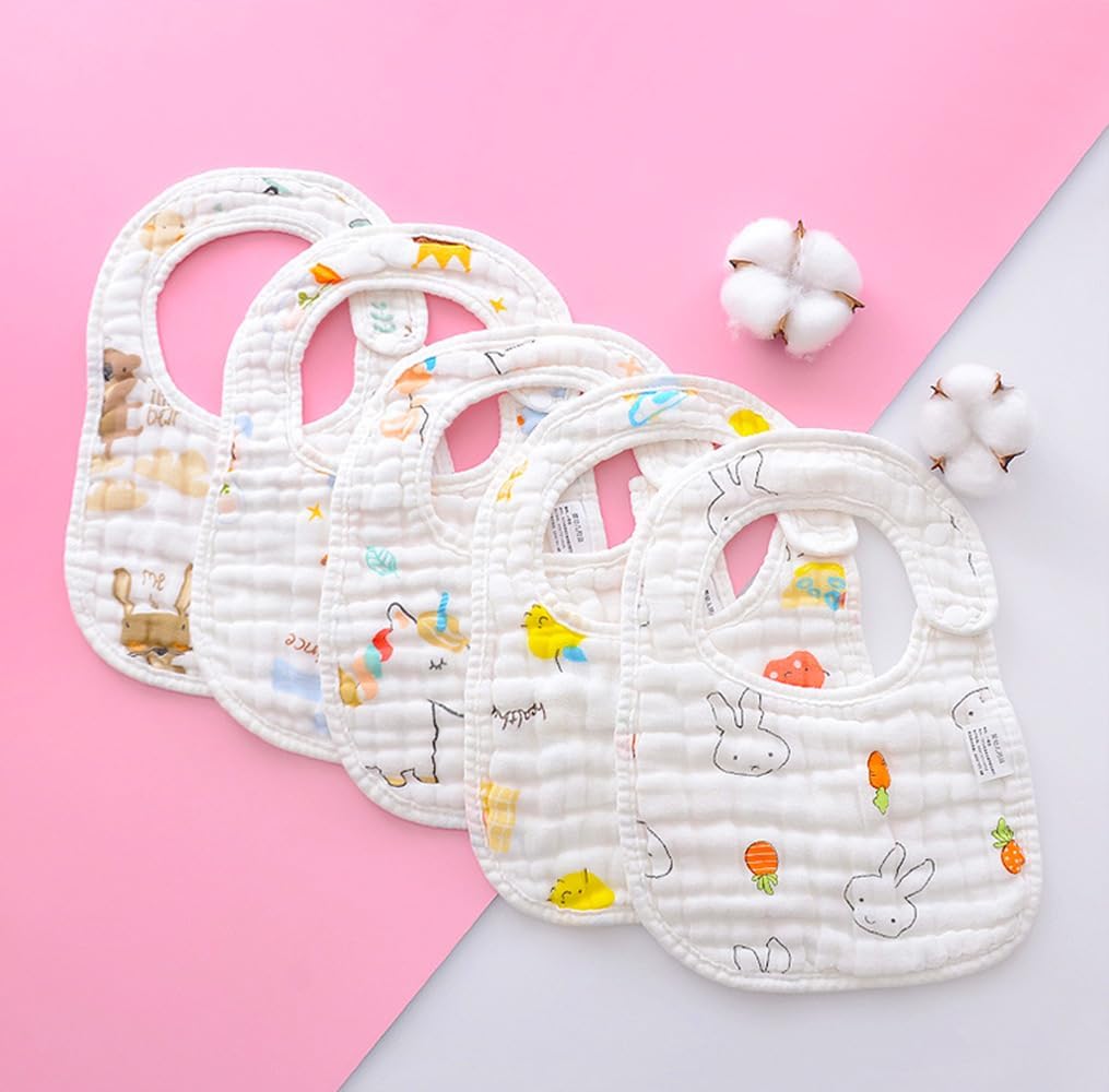 Thumbnail 5 de SLOSH wasserdichte Baby-Lätzchen (Set mit Druckknöpfen) für Neugeborene – 6 Stück