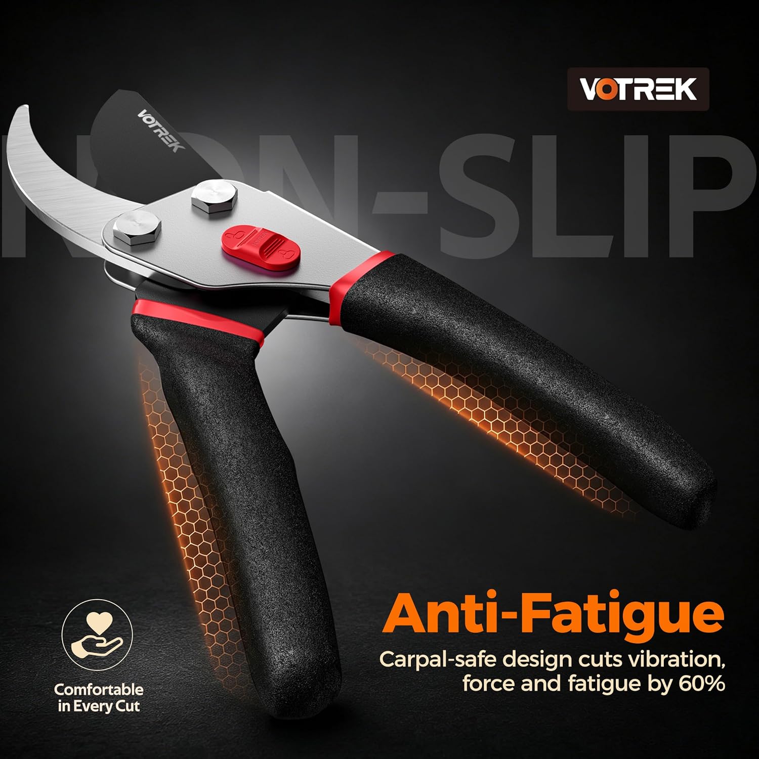 Detalle 1 de VOTREK Bypass Pruning Shears 8.5-inch