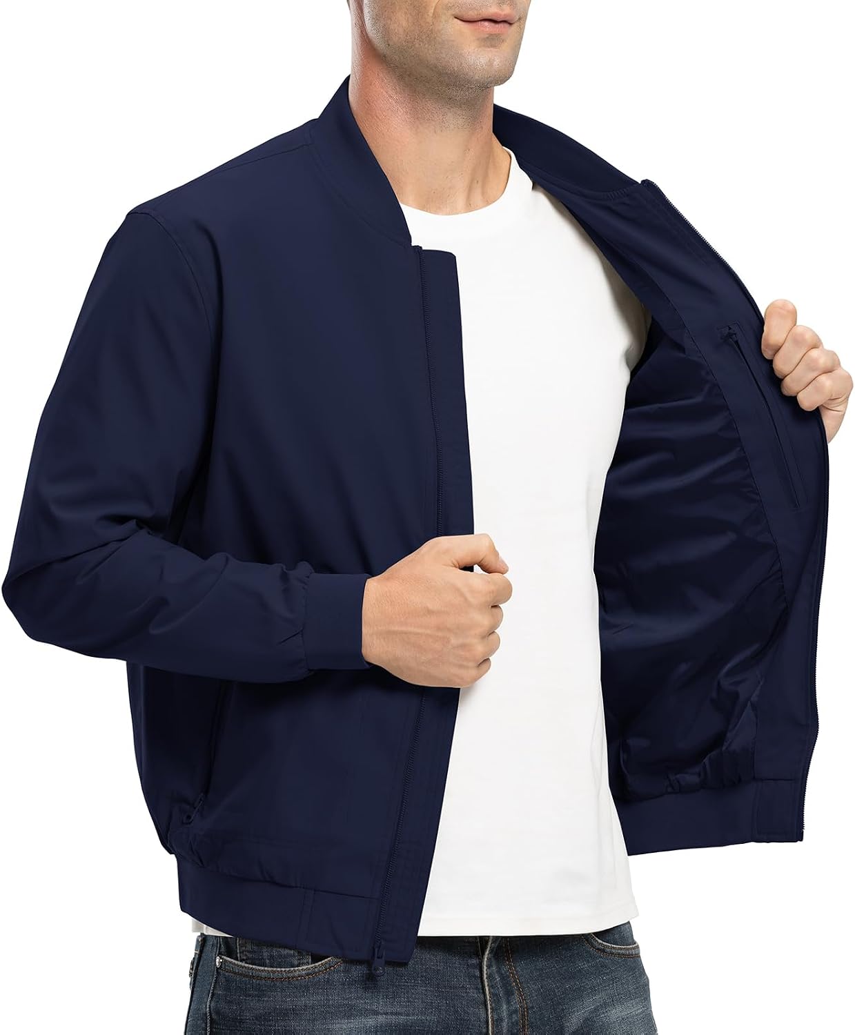 Thumbnail 2 de Rdruko Herren Bomberjacke Blouson- & Übergangsjacke – leichte Fliegerjacke für Freizeit und Outdoor