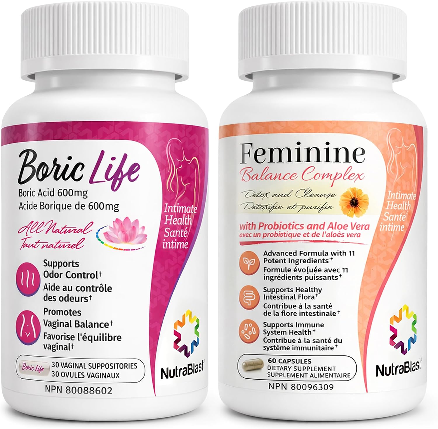 Thumbnail 6 de NutraBlast Boric acid suppositories 600 mg