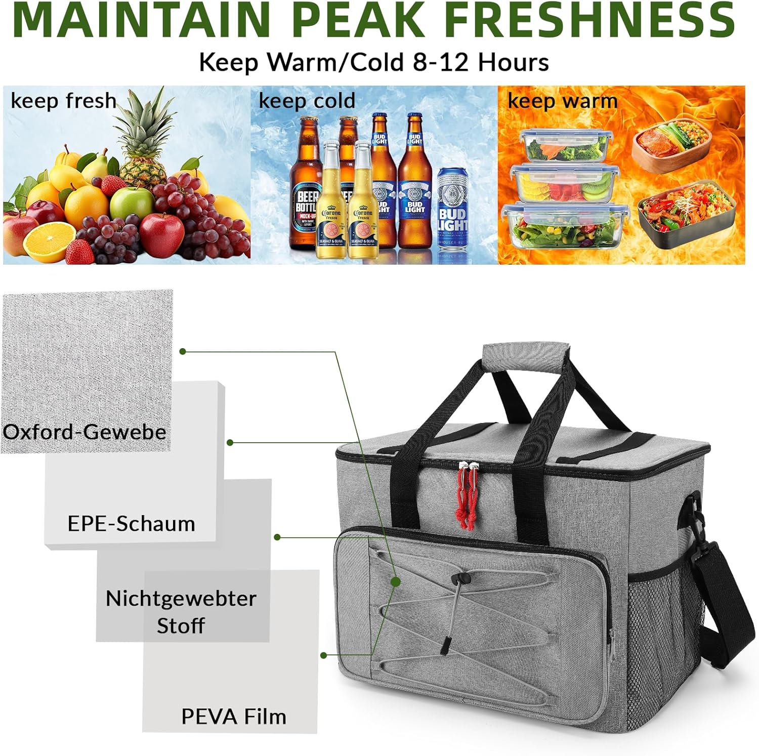 Thumbnail 4 de Zikenis Bolsa Termica 20l Porta Alimentos