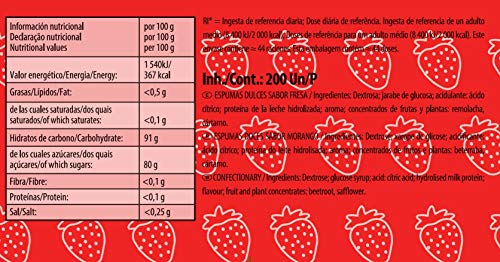 Detalle 2 de Haribo Tochos refrescantes fresa 100 g 🍓