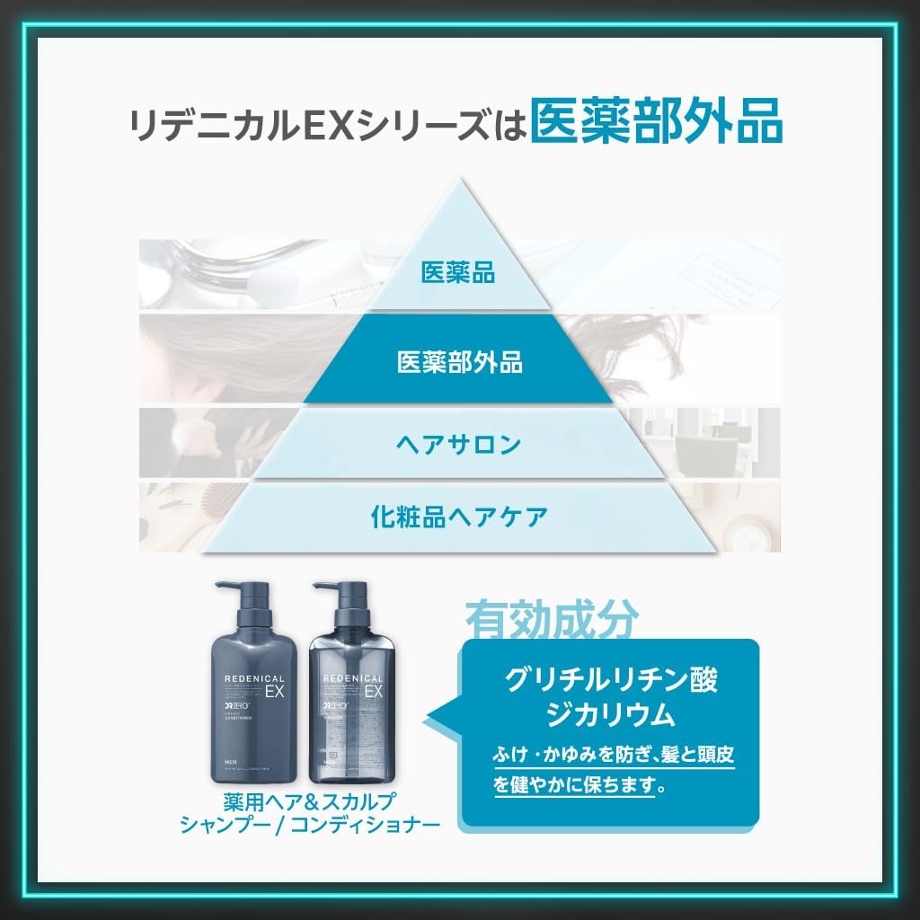 Detalle de DRZERO リデニカルEX 薬用ヘア&スカルプシャンプーMEN 400mL|リデンシル2倍量配合