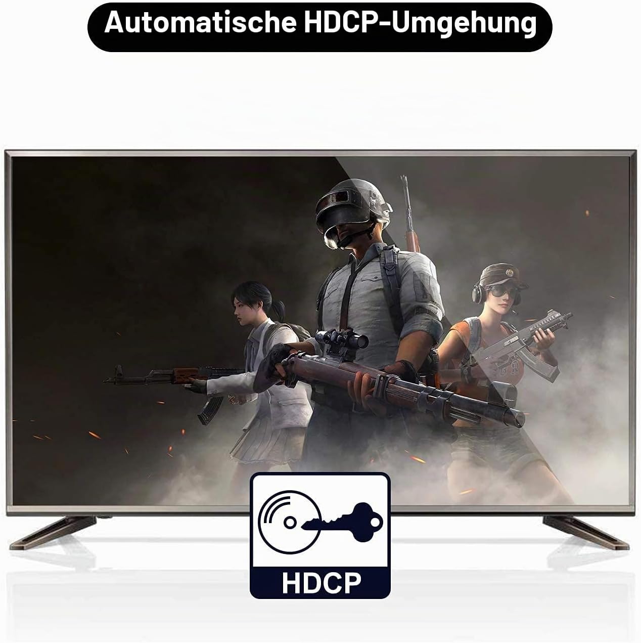 Thumbnail 4 de MT-VIKI 4K HDMI Splitter 1 вход → 4 Ausgang, 4K 30Hz, Mirror Display, 15 m Übertragung pro Richtung