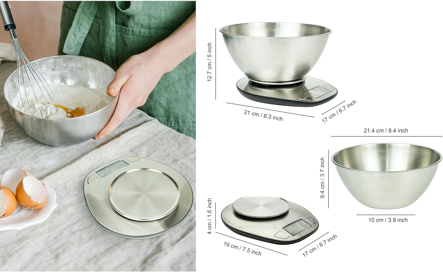 Detalle de Bilancia da cucina digitale Exzact 5 kg