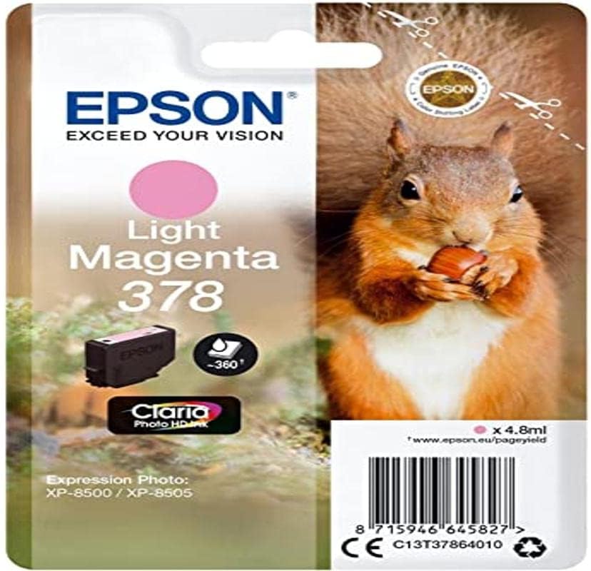 Thumbnail 1 de Epson 378 Scoiattolo Claria Photo HD XL Nero: cartuccia originale getto d’inchiostro