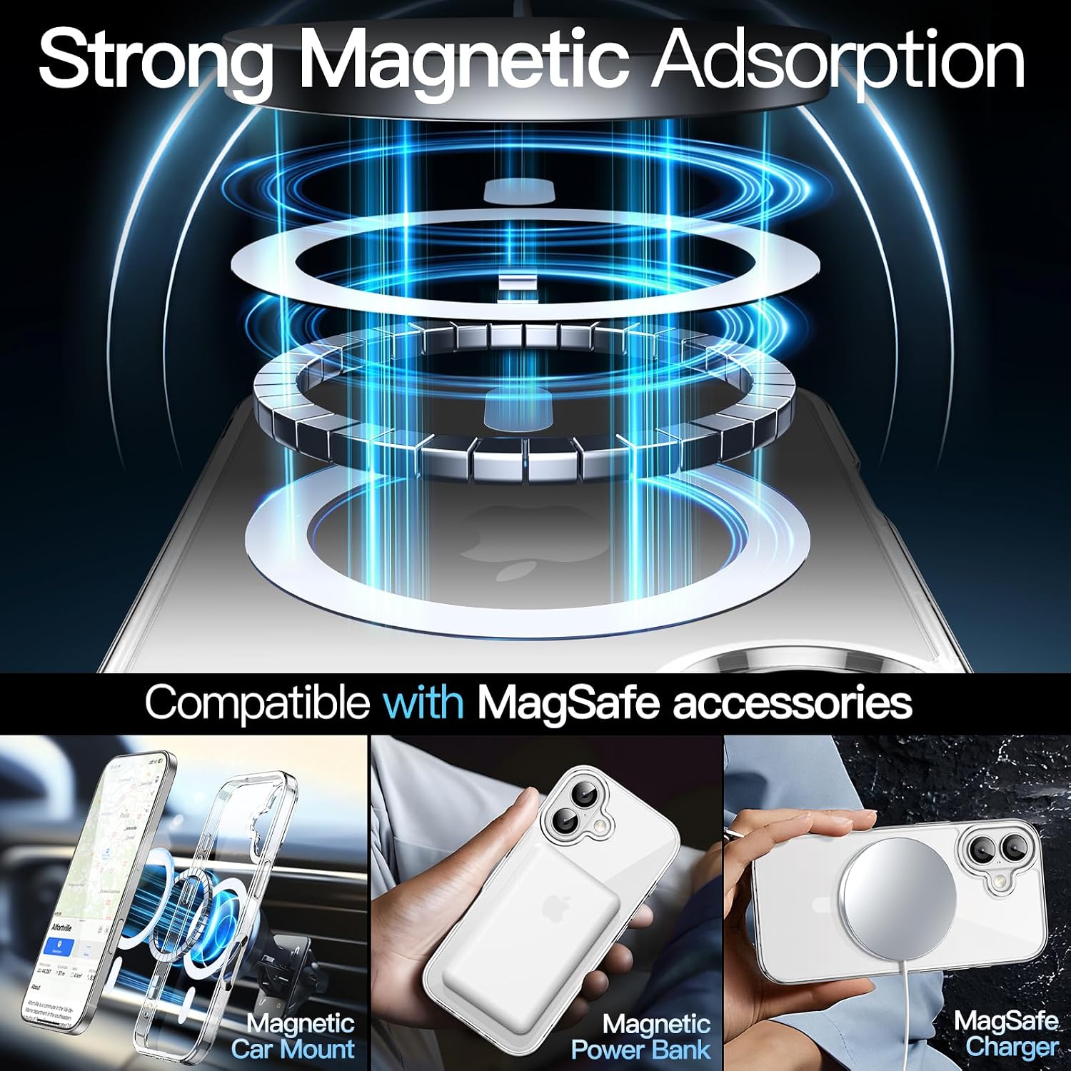 Thumbnail 3 de JETech Funda Magnética para iPhone 17 6,3