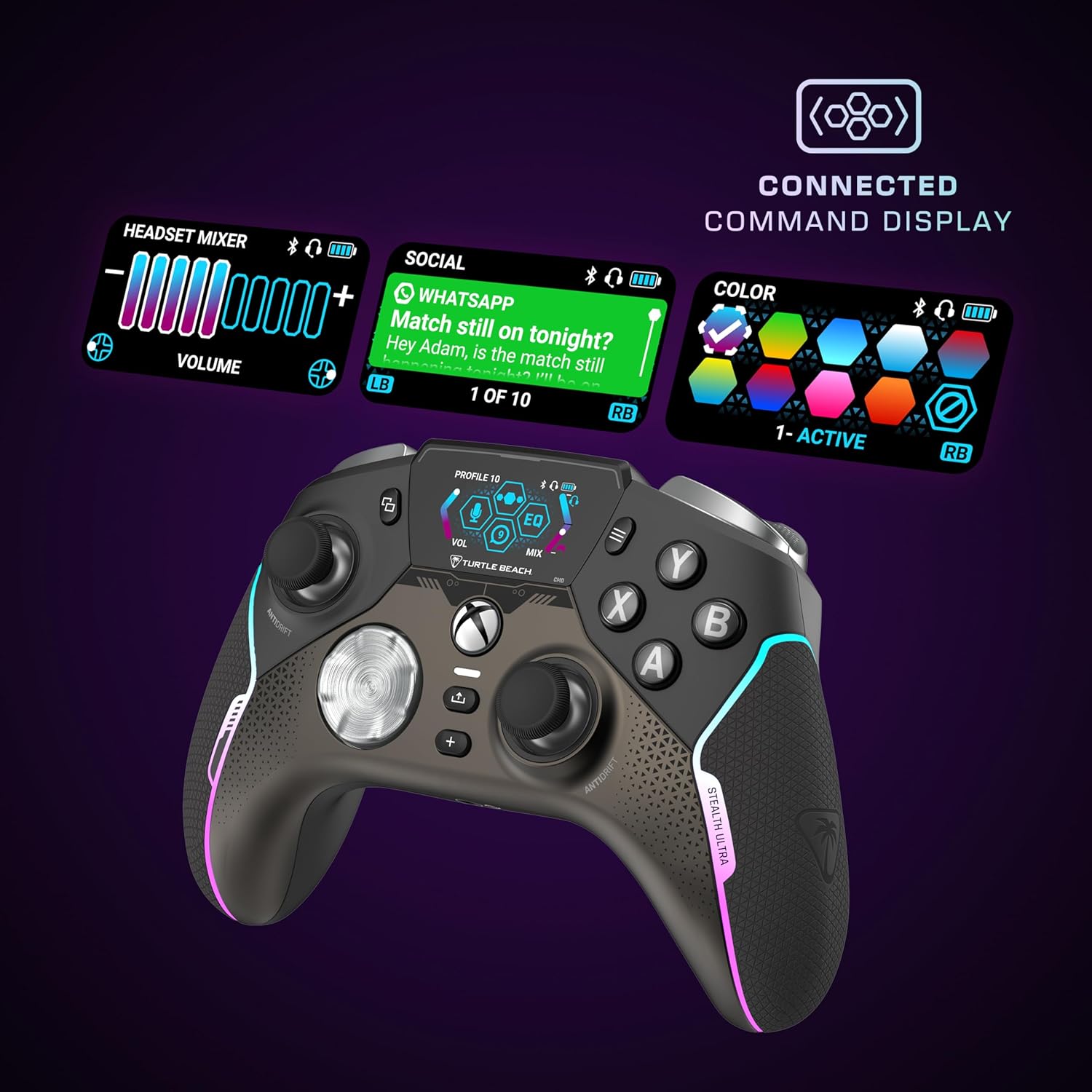 Thumbnail 2 de Turtle Beach Stealth Ultra Wireless Gaming-Controller mit Schnellladedock – offiziell für Xbox lizenziert