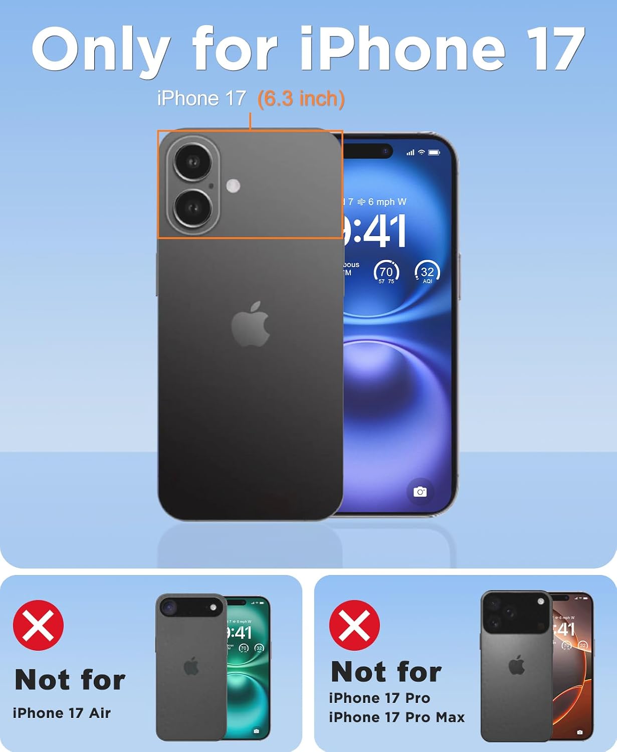 Detalle 2 de Beeasy iPhone 17 waterproof case with strap