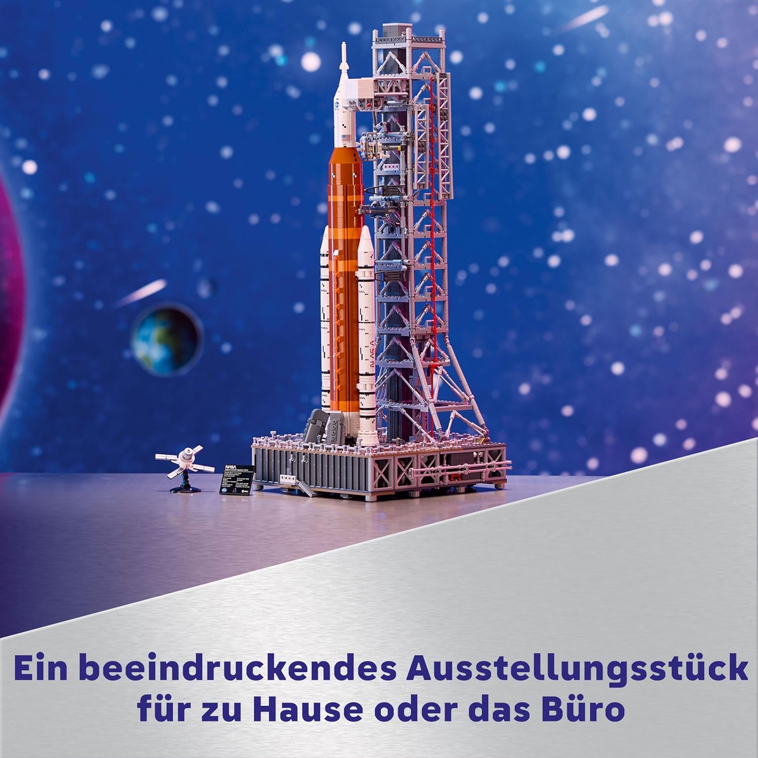 Thumbnail 5 de LEGO Icons NASA Artemis Startrampe (10341) – Bauset mit Orion-Raumkapsel und abhebbaren Elementen
