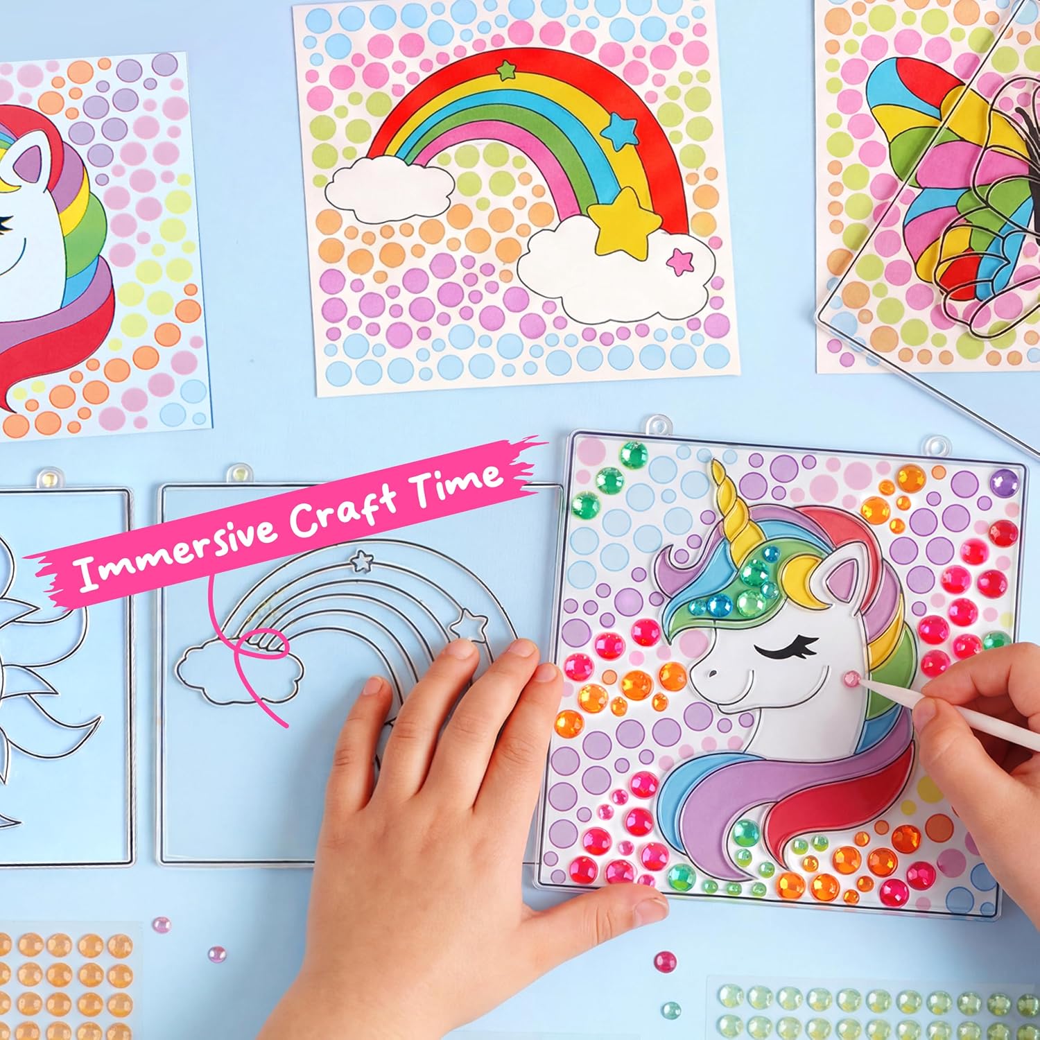 Thumbnail 6 de Klever Kits Suncatcher Craft Kit 4‑design set