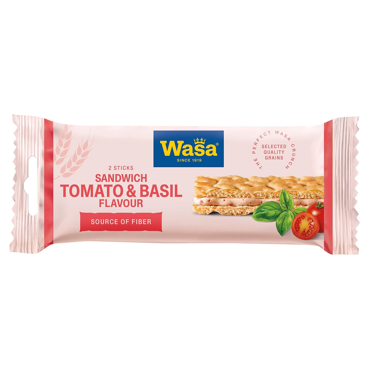 Thumbnail 2 de Wasa Knäckebrot Sandwich Tomato & Basil 40 g – Knäckebrot-Snack mit Tomate, Käse und Basilikum