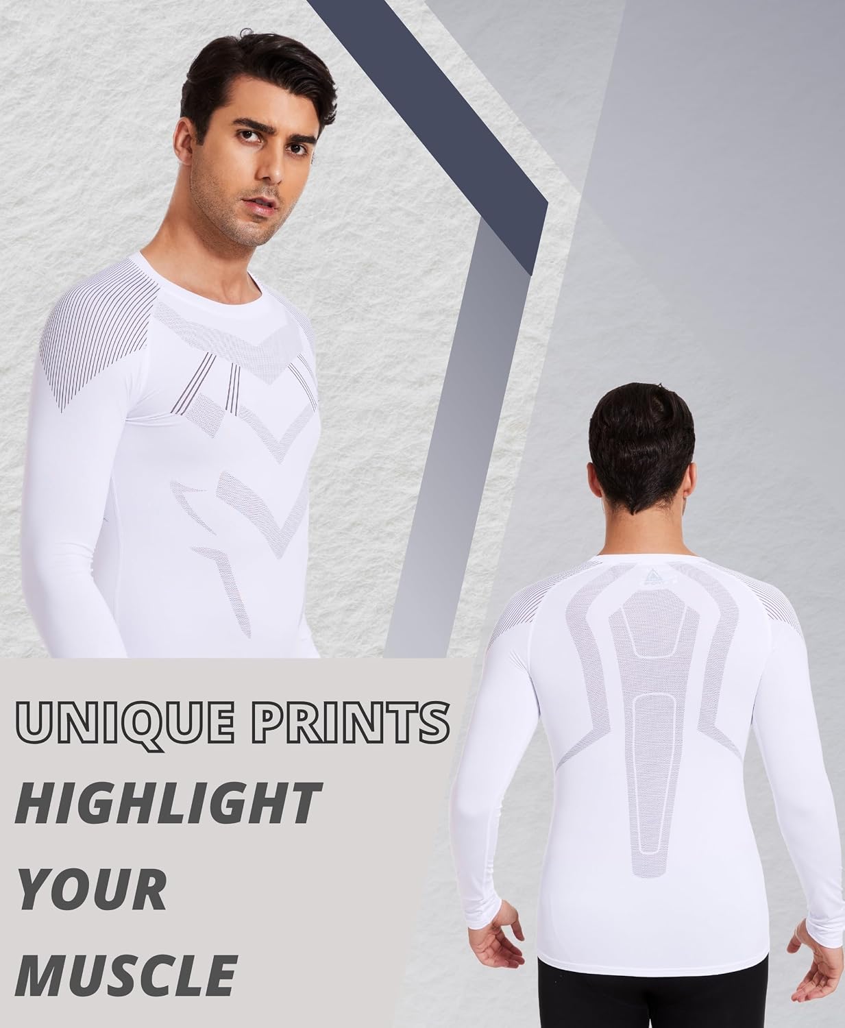 Thumbnail 3 de AMZSPORT Maglia Compressione Uomo Manica Lunga