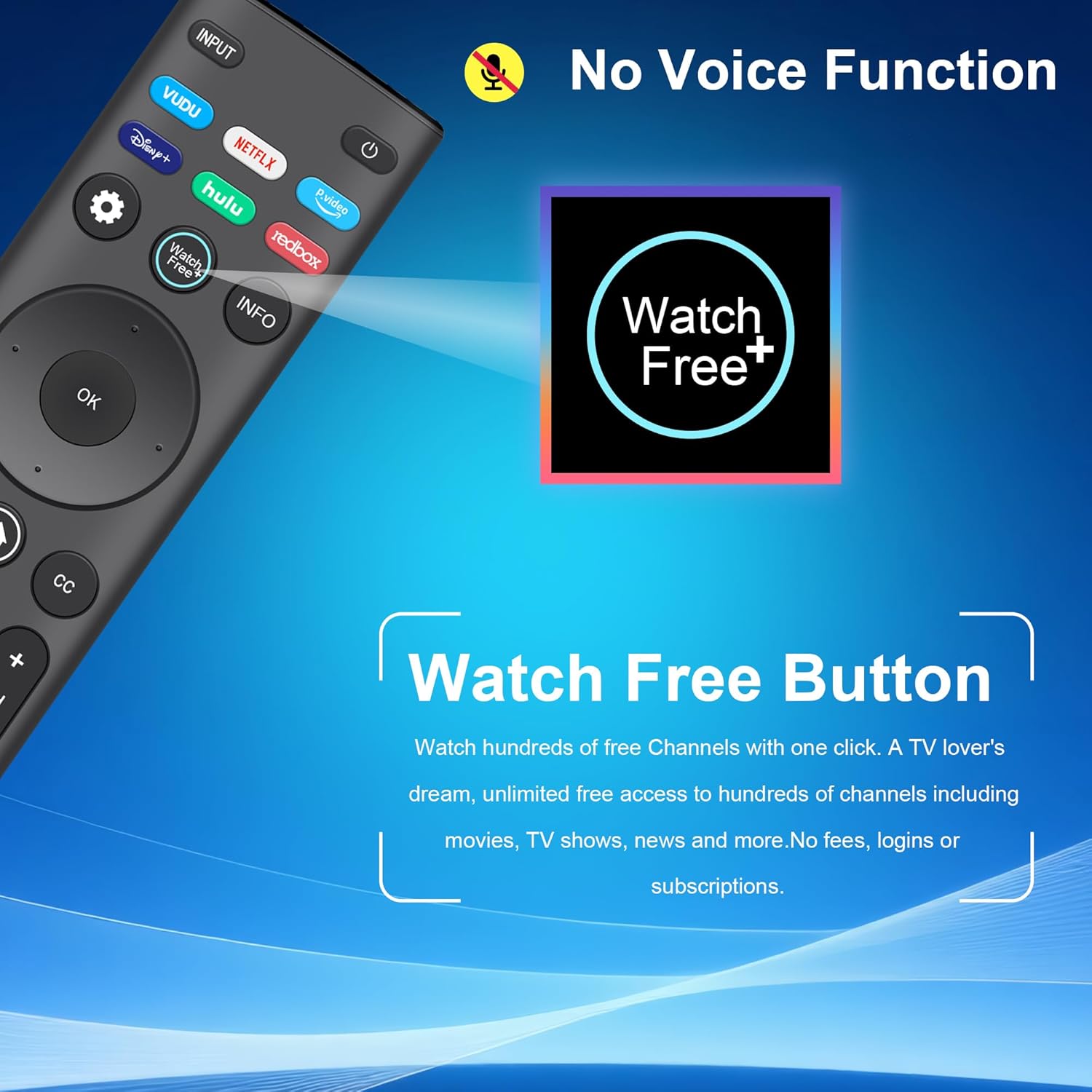 Thumbnail 6 de Replacement Remote Control for VIZIO All LED LCD 4K UHD HDR Smart TVs — XRT140 Universal TV Remote