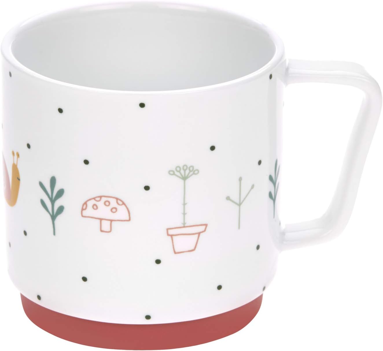 Thumbnail 5 de LÄSSIG Geschirrset Porzellan – Kindergeschirrset mit Teller, Schüssel und Tasse mit Silikonring (rutschfest) – Garden Explorer