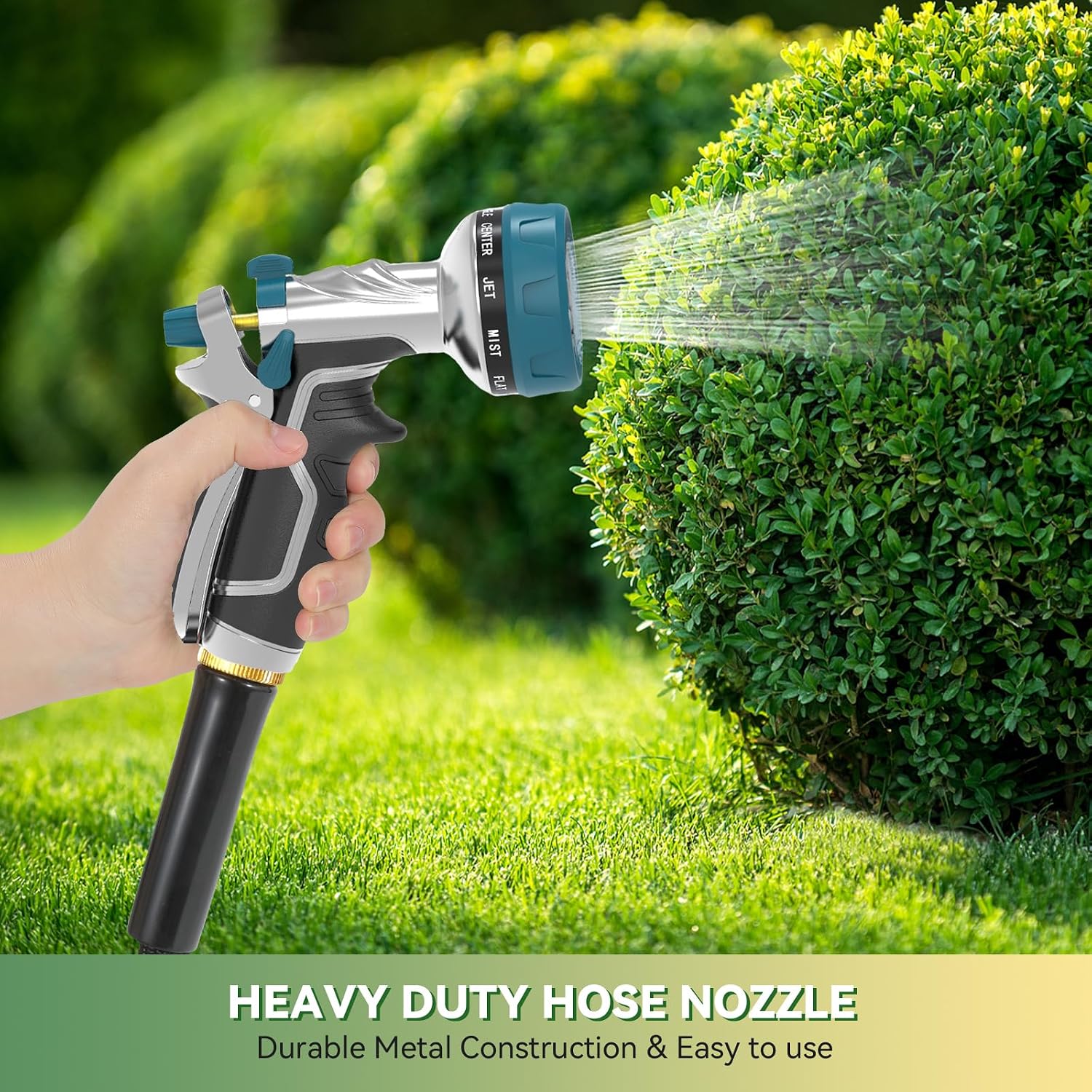 Thumbnail 1 de Heavy-Duty Metal Hose Pipe Spray Gun 8-pattern