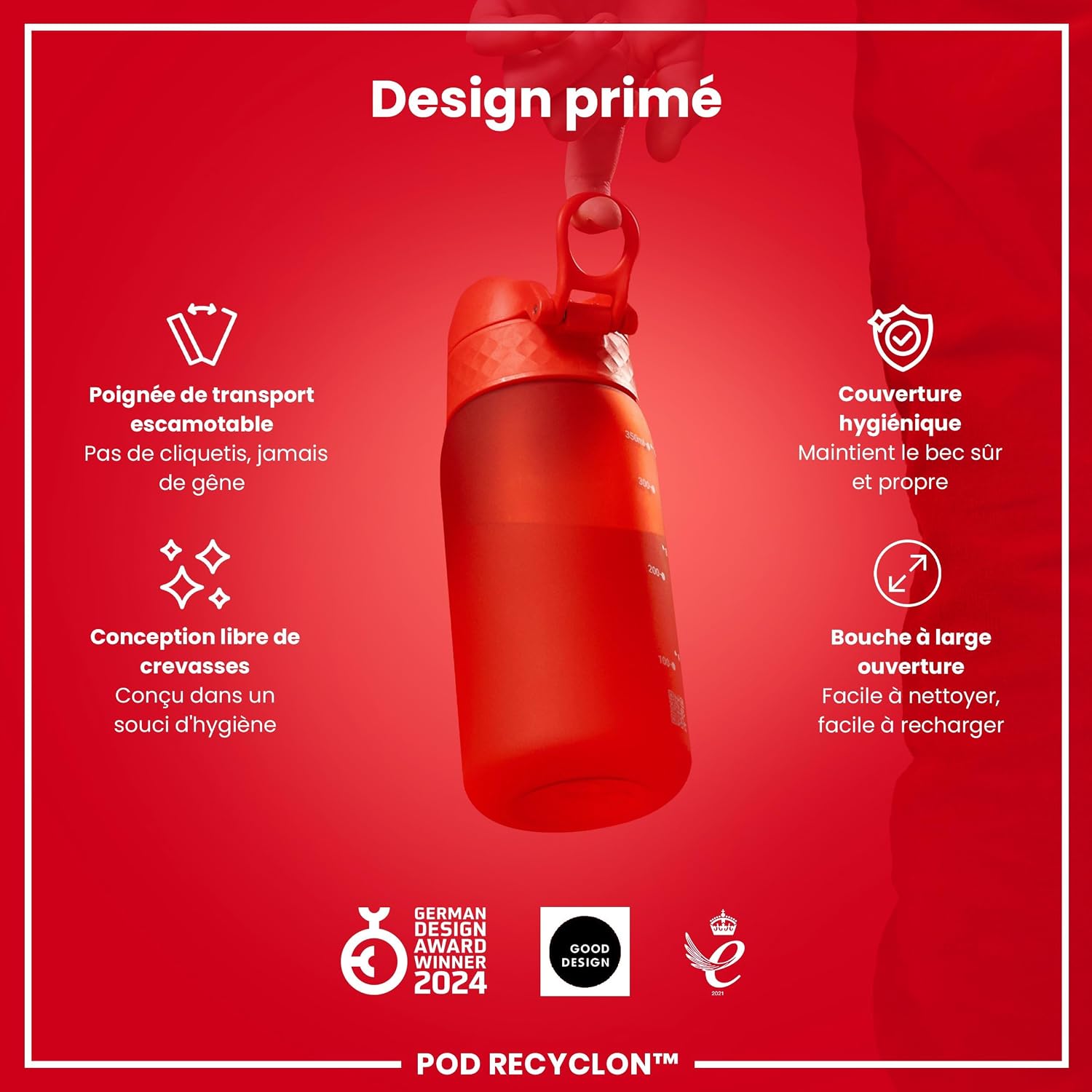 Thumbnail 6 de Ion8 Gourde enfant 350 ml 🚰
