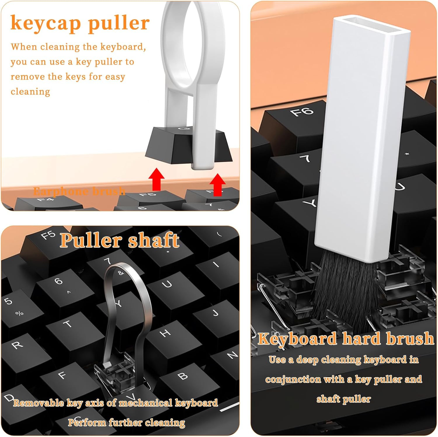 Thumbnail 4 de Maple Plentiful Tastatur Reinigungsset 20 in 1 – Handy-, Gaming- und Büro-Zubehör für mehrere Geräte