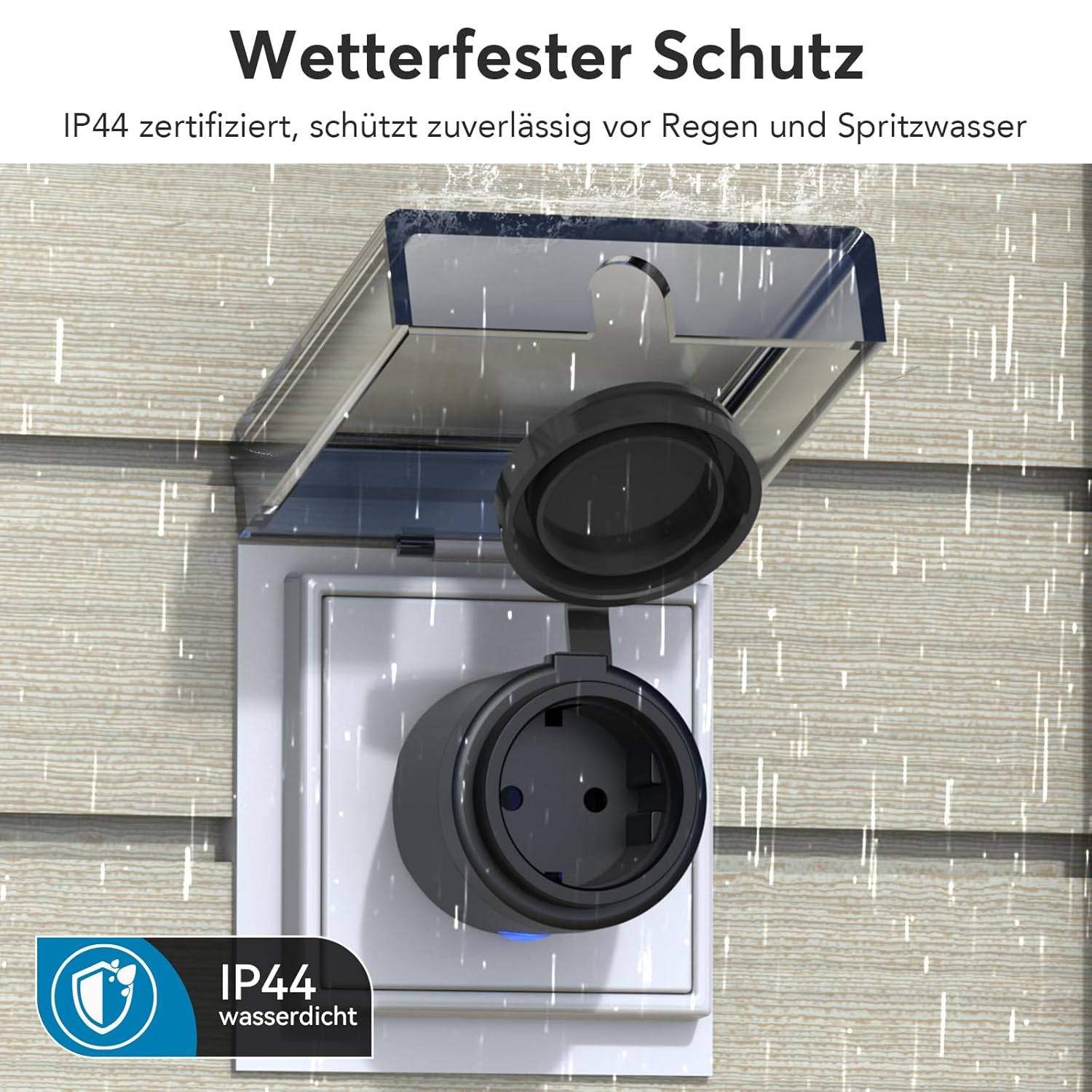 Thumbnail 5 de EIGHTREE WLAN Außensteckdose IP44 mit Timer