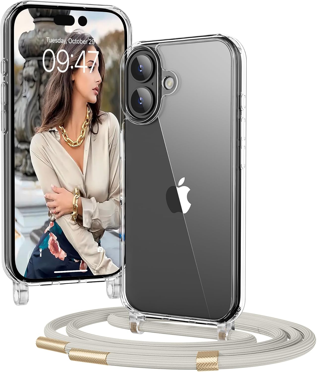 Detalle de OLEPHY Handykette für iPhone 17 Hülle