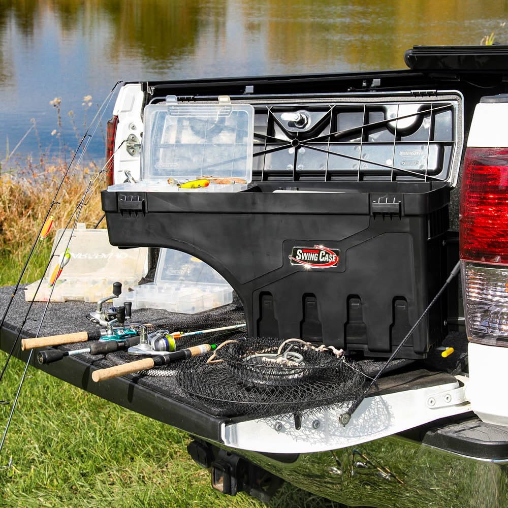 Detalle de RealTruck UnderCover SwingCase SC300D Truck Bed Storage Box for Dodge Ram (Driver's Side, 2002-2023)