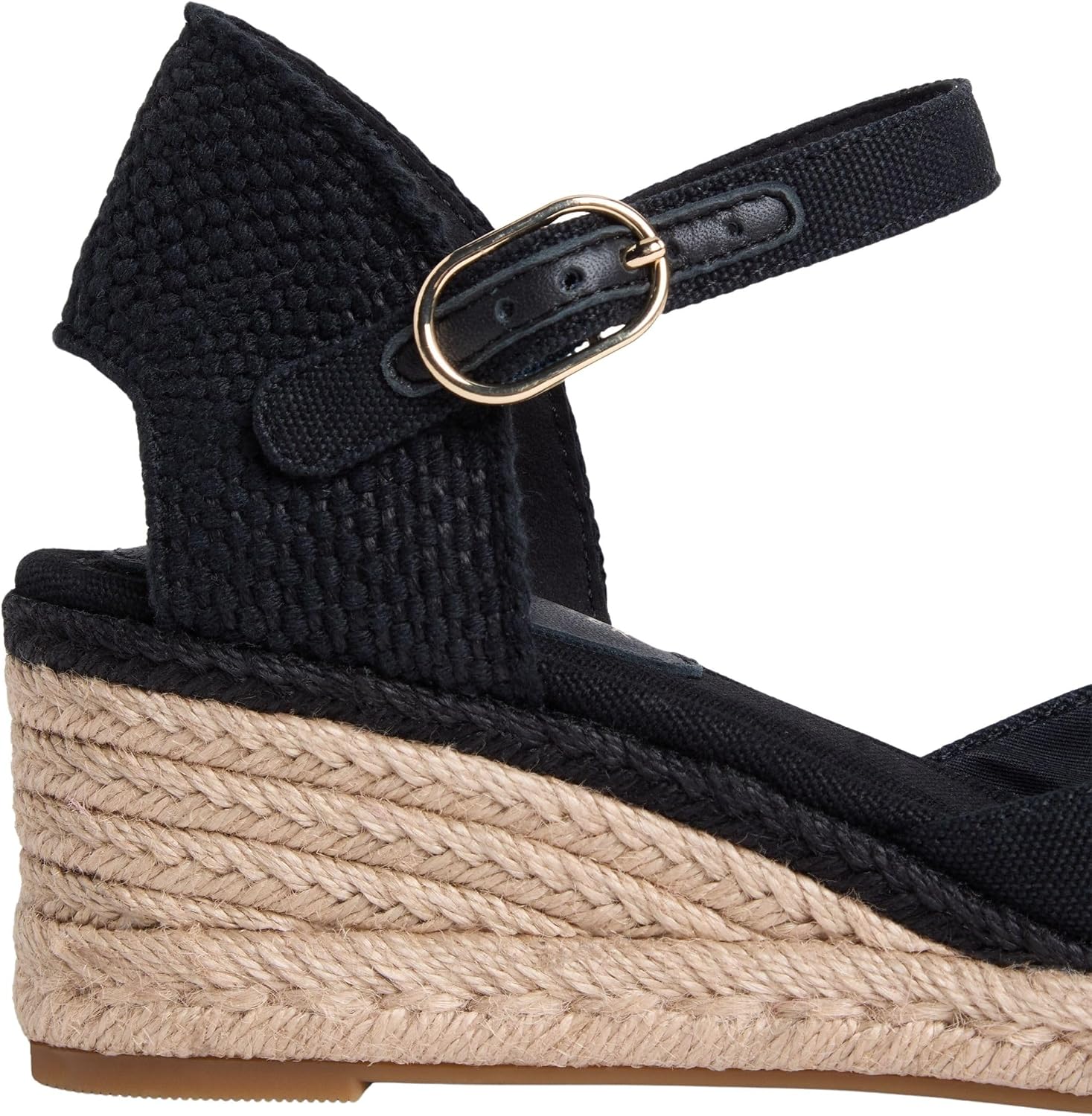 Detalle 2 de Tommy Hilfiger Mid Wedge Espad Closed Toe FW0FW09233: espadrillas con zeppa