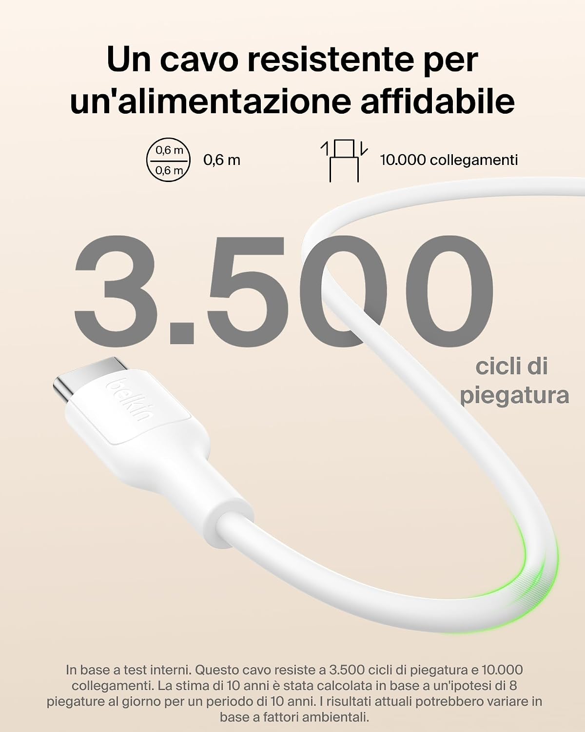 Detalle de Belkin BoostCharge Power Bank Magnetico 5000mAh Qi2 15W – Caricatore Wireless Portatile con Supporto Rimovibile