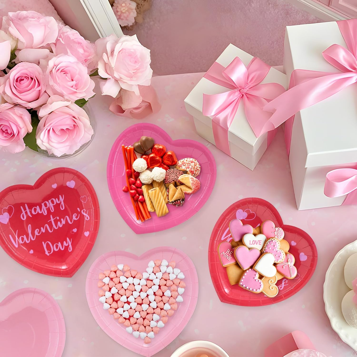 Thumbnail 5 de Happy Valentine's Day Plates 24 pcs 🍽