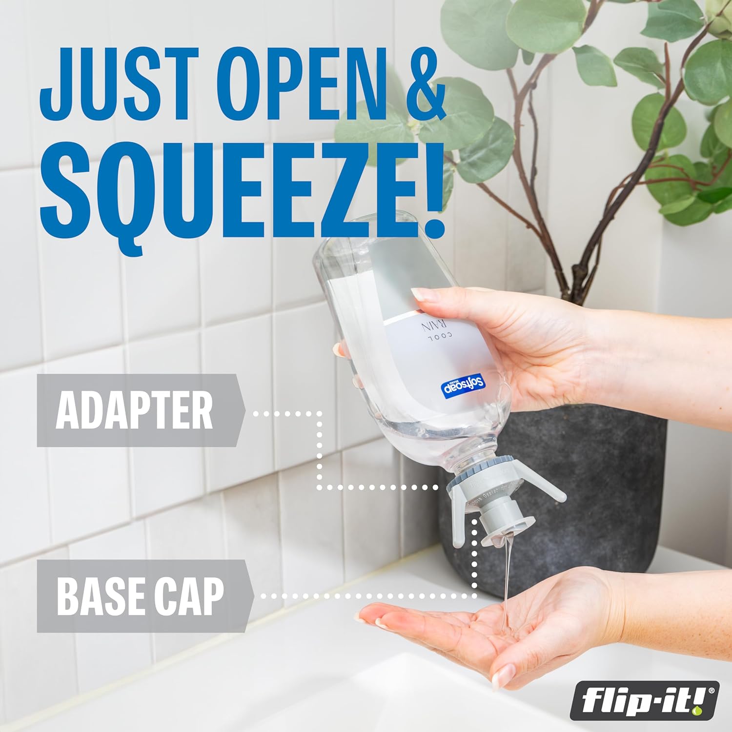 Thumbnail 4 de Flip-It! FL4X2HBB Bottle Emptying Kit with 2 Stands and 6 Adapters
