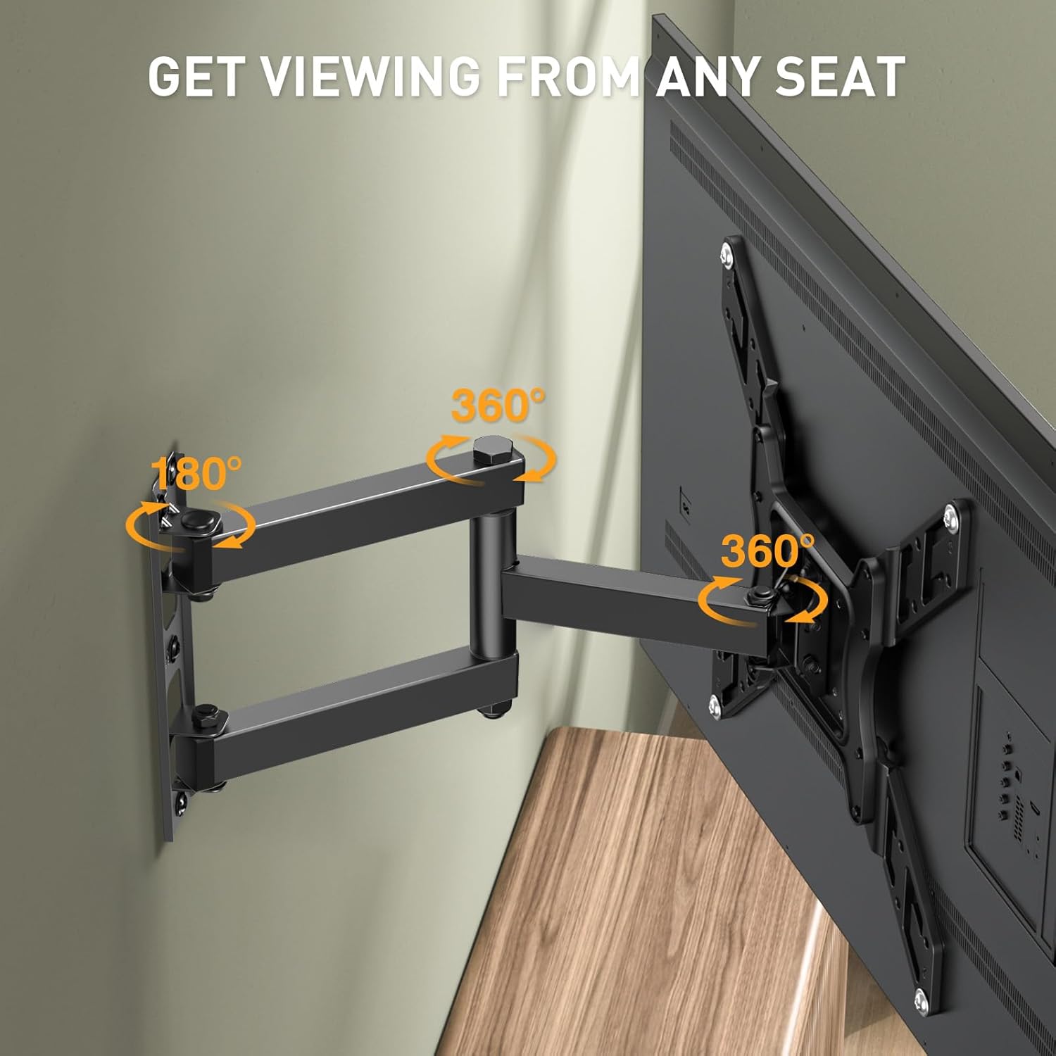 Thumbnail 3 de Perlegear PGMFK6 TV wall bracket 26–60 inch, 45kg
