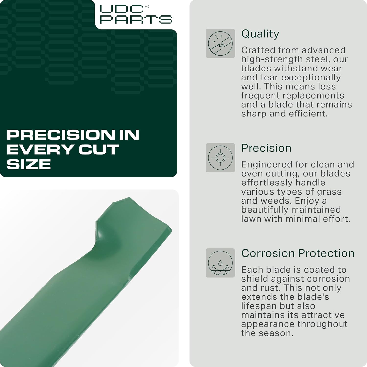 Thumbnail 6 de UDC Parts 532138971 High Lift Mower Blades Replacement (2 Pack) for 42-Inch Decks