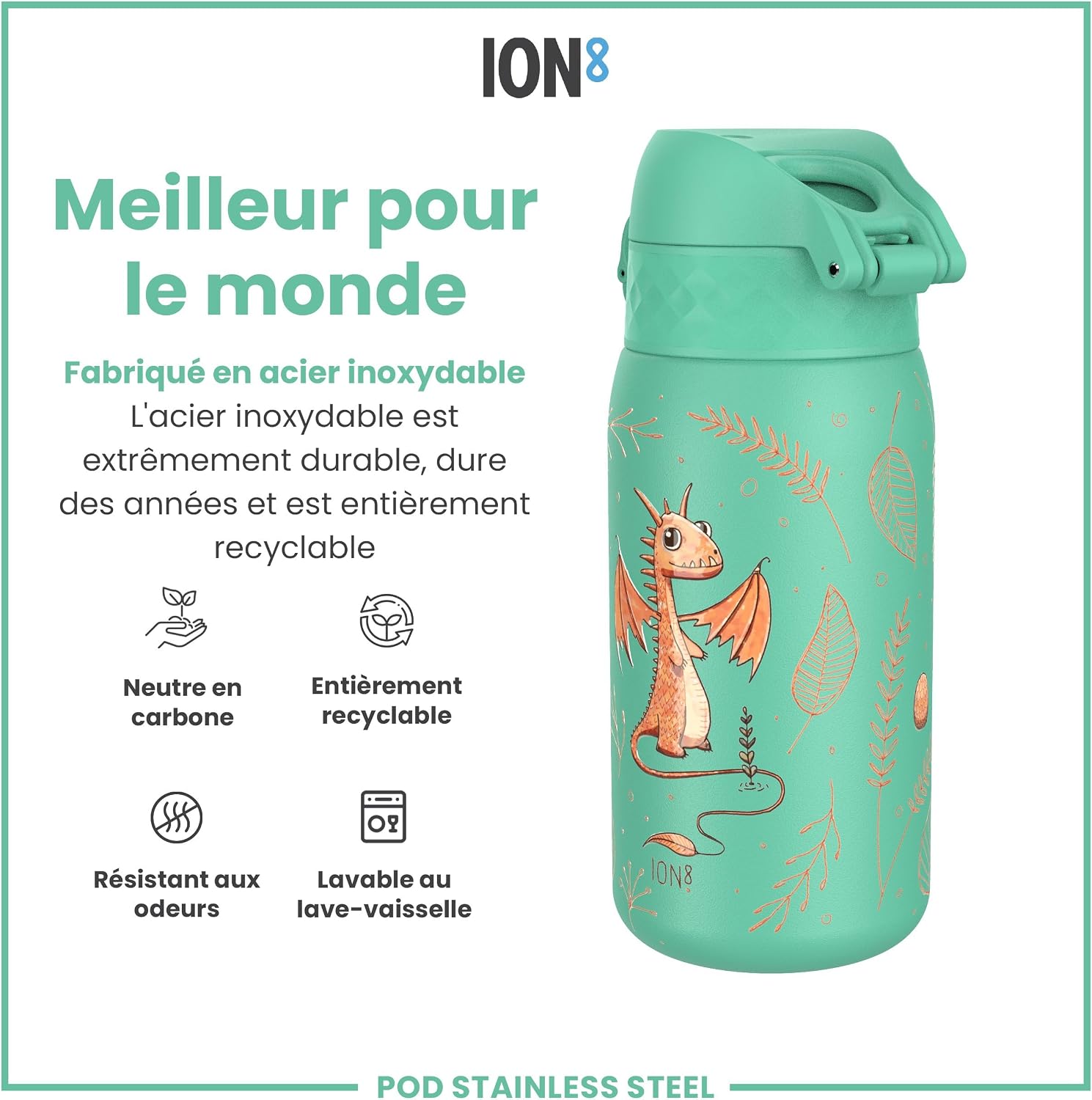 Thumbnail 4 de Ion8 Gourde Enfant 400ml 🚰