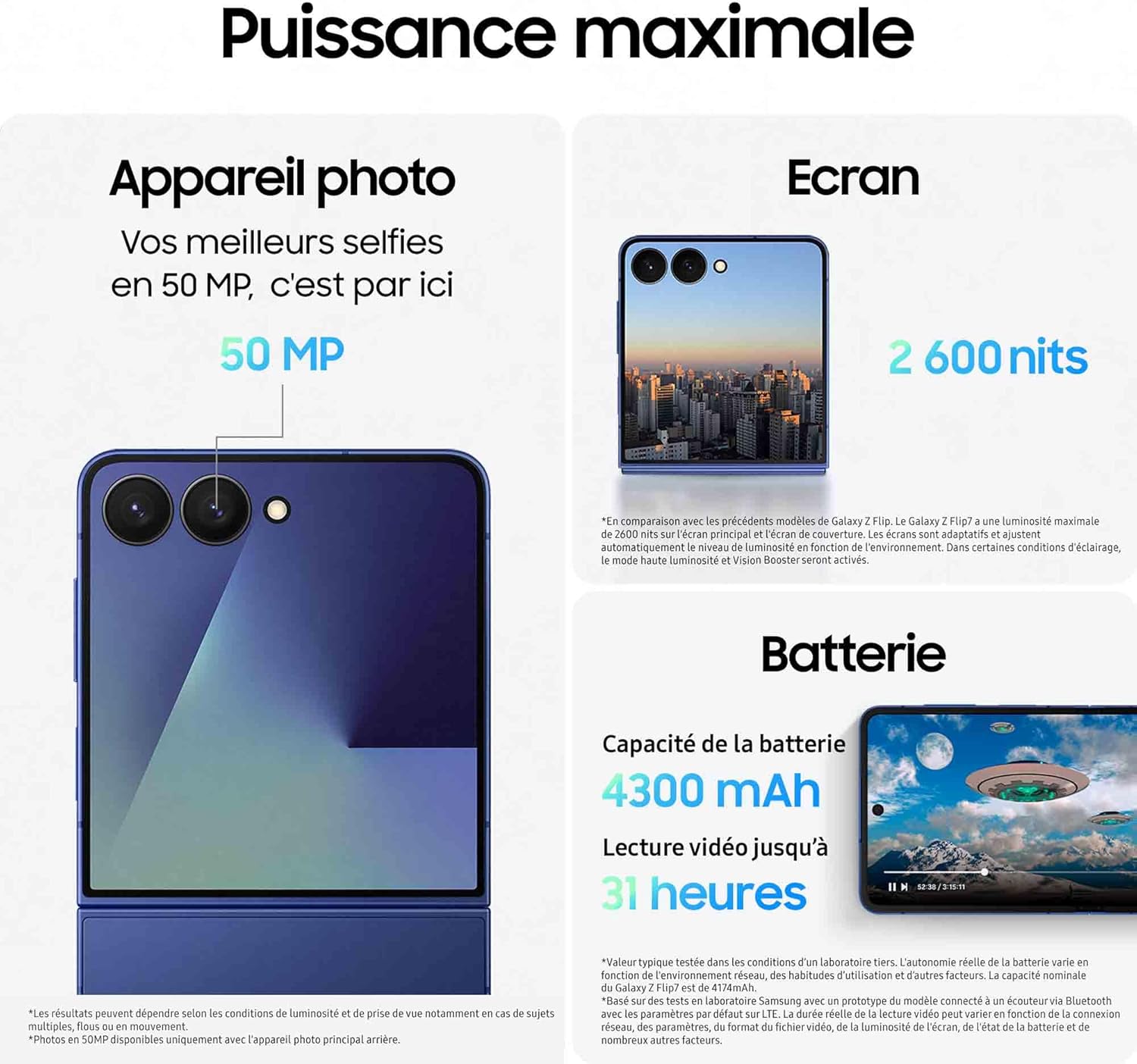 Thumbnail 4 de Samsung Galaxy Z Flip7 - Smartphone Android 5G avec Galaxy AI, 256 Go, Corail (Version FR)