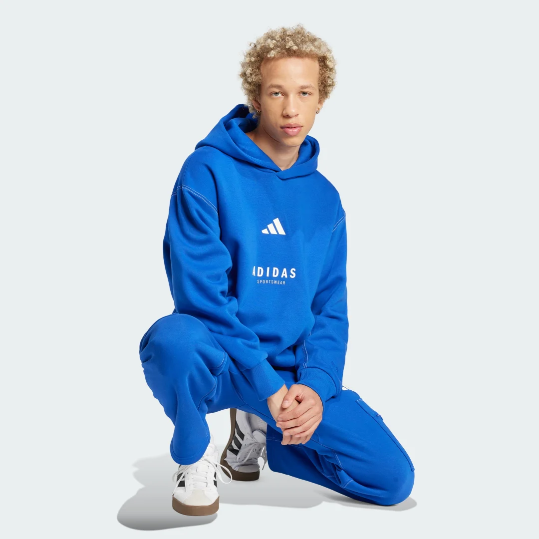 Thumbnail 2 de adidas ALL SZN Fleece Pantalón azul 1 unidad