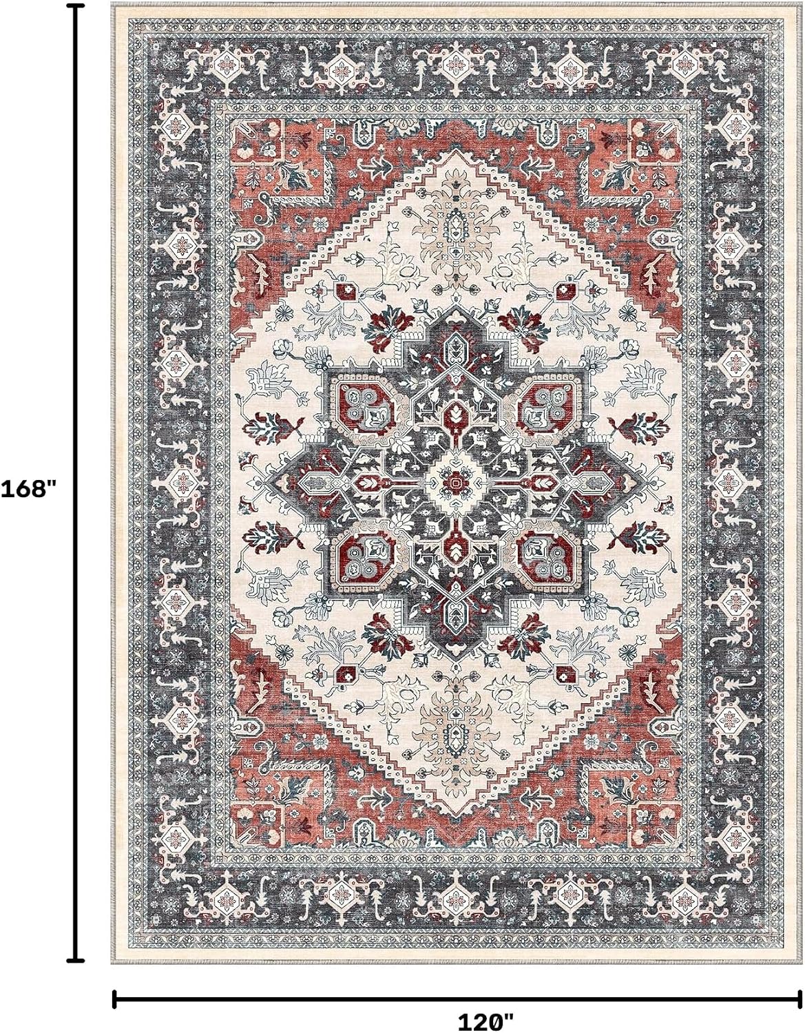 Detalle 2 de OPPODREAM 10x14 Washable Rug 🏠