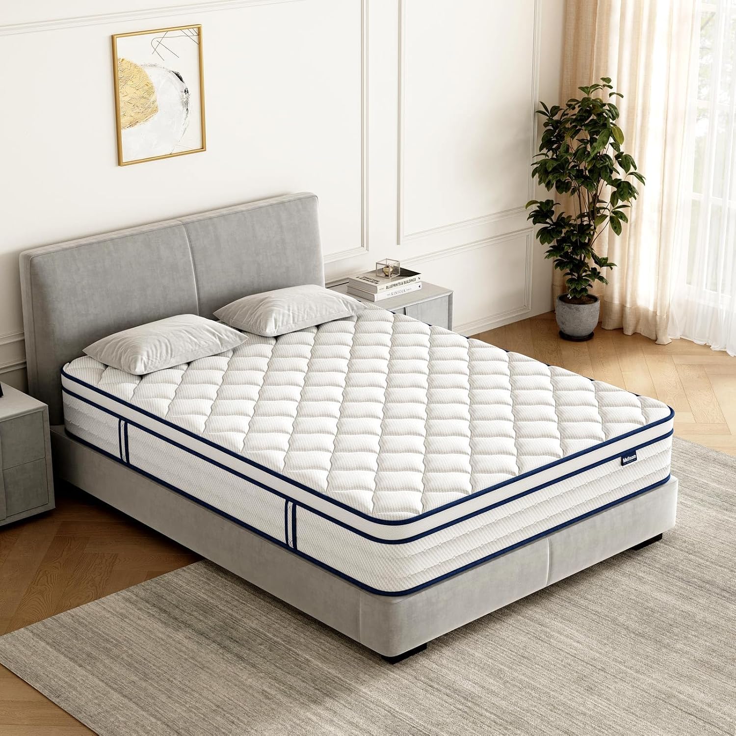 Thumbnail 1 de Mellsom 3ft Single Hybrid Mattress review: memory foam with 7‑zone pocket springs for back support