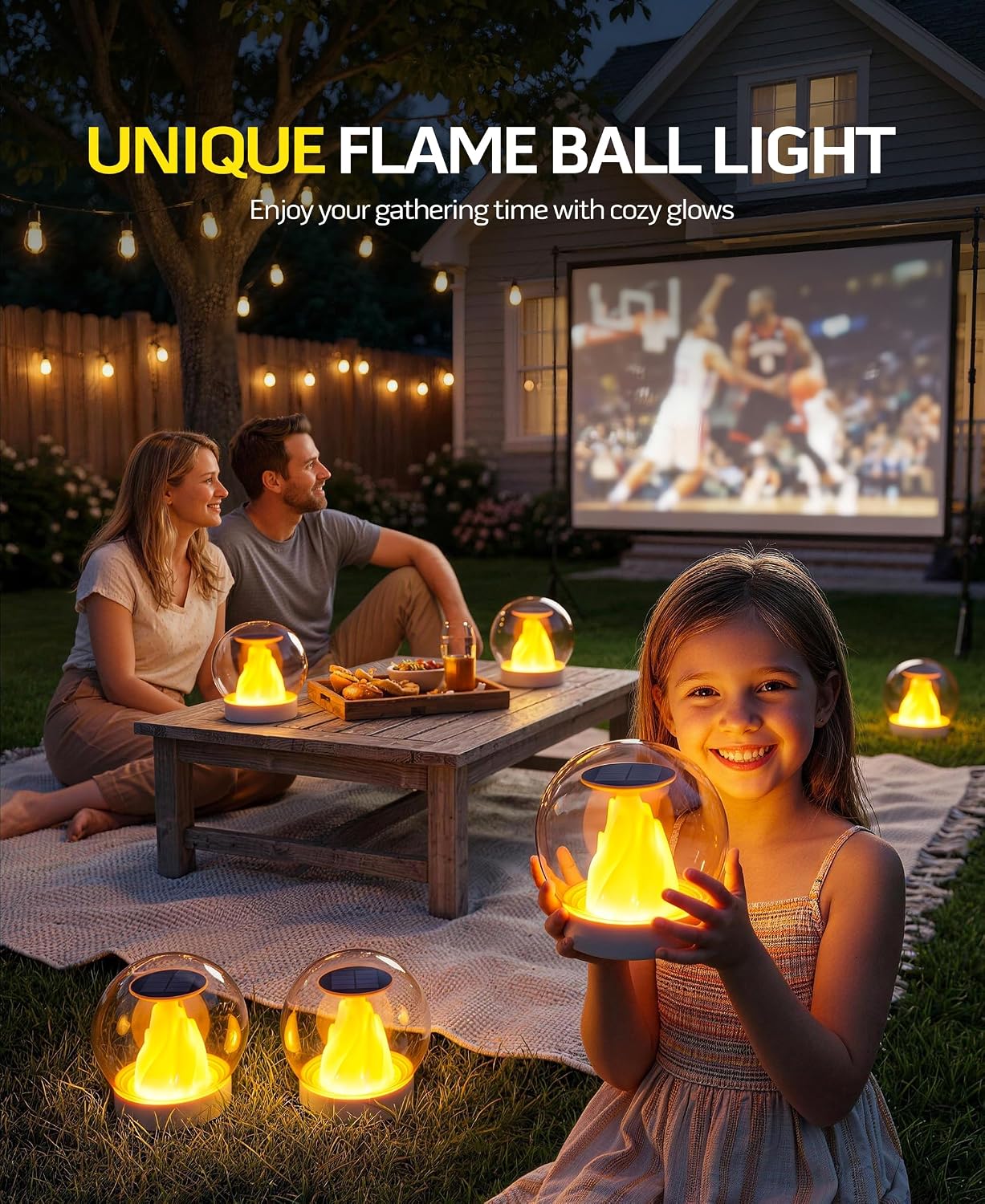 Thumbnail 4 de PoolLeader Lampe Solaire Flottante Piscine – Éclairage LED à Flammes, 2 pièces