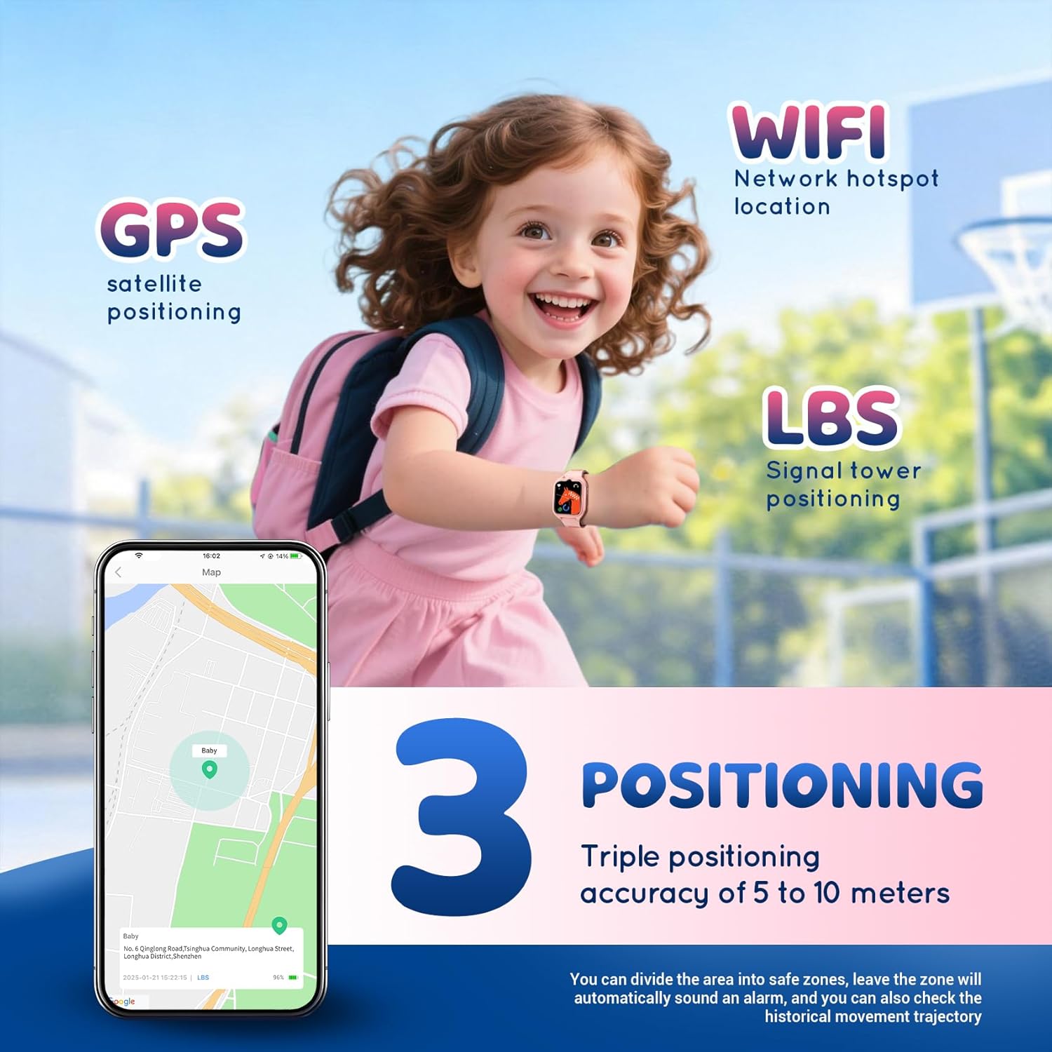 Thumbnail 1 de Blackview 4G Kids Smart Watch: GPS, SOS, Video Calls & Health Tracking