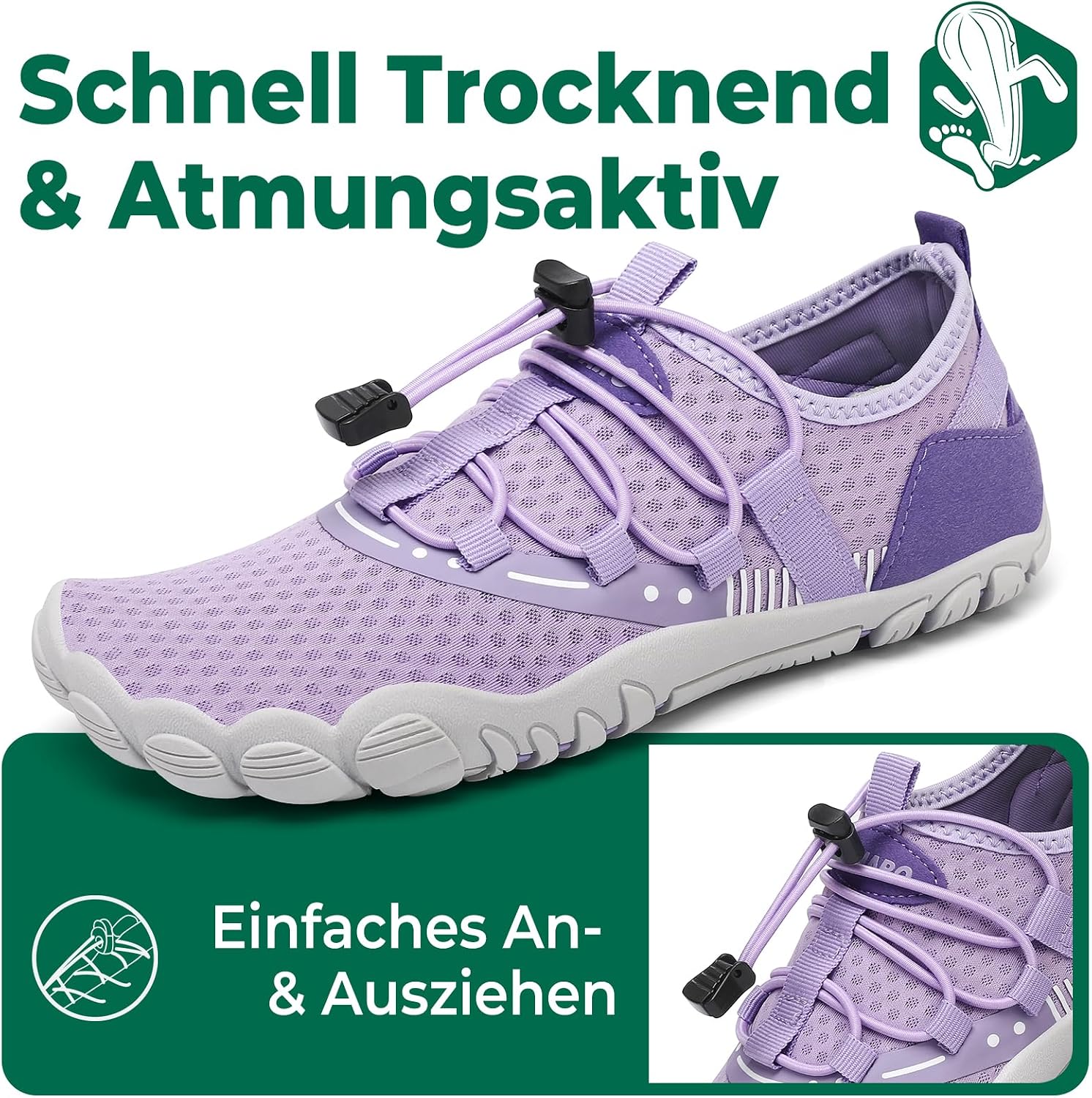 Thumbnail 2 de SAGUARO Wasserschuhe 13 Ablauflöcher für Wasser