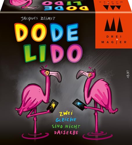 Detalle de Schmidt Spiele 40879 Dodelido, Drei Magier Kartenspiel – Schnelles Karten-Partyspiel für 2–6 Spieler