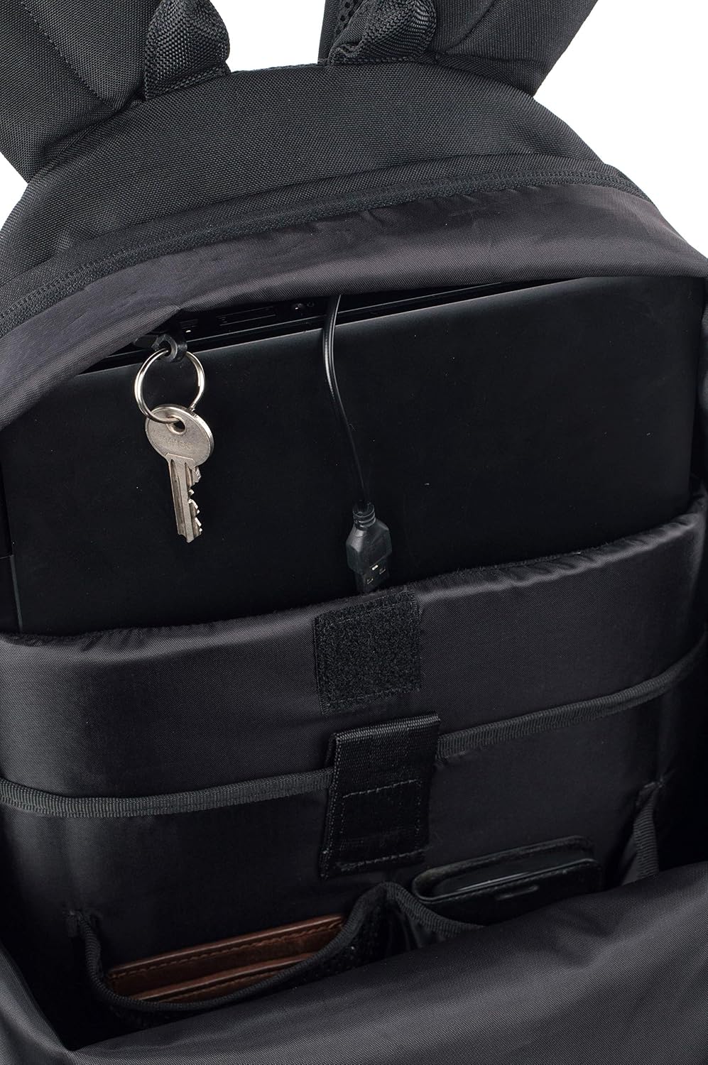 Detalle 2 de L'Etudiant Sac à Dos Casual 1 Compartiment – 22,19 L, Noir, USB extérieur