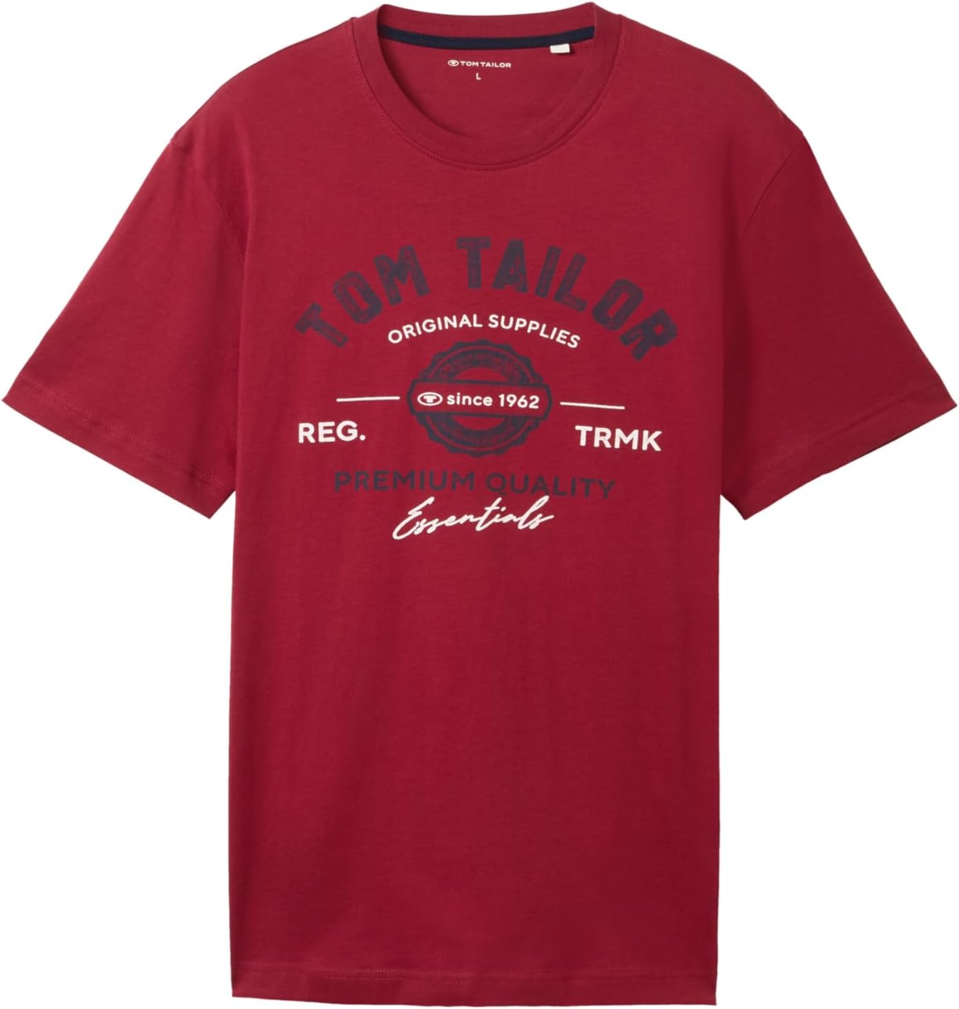 Thumbnail 3 de TOM TAILOR Herren T-Shirt aus Baumwolle mit Logo-Print – bequemes Kurzarmshirt