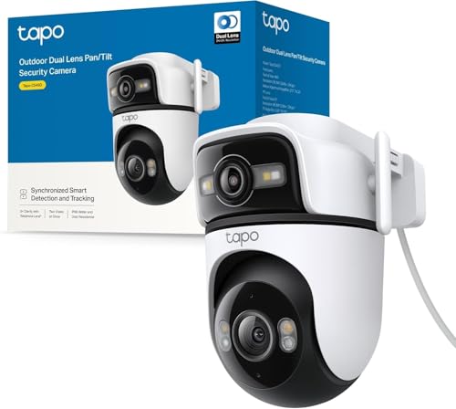 Detalle de Tapo C545D: Cámara de Vigilancia WiFi Exterior 360º, 2K, IA