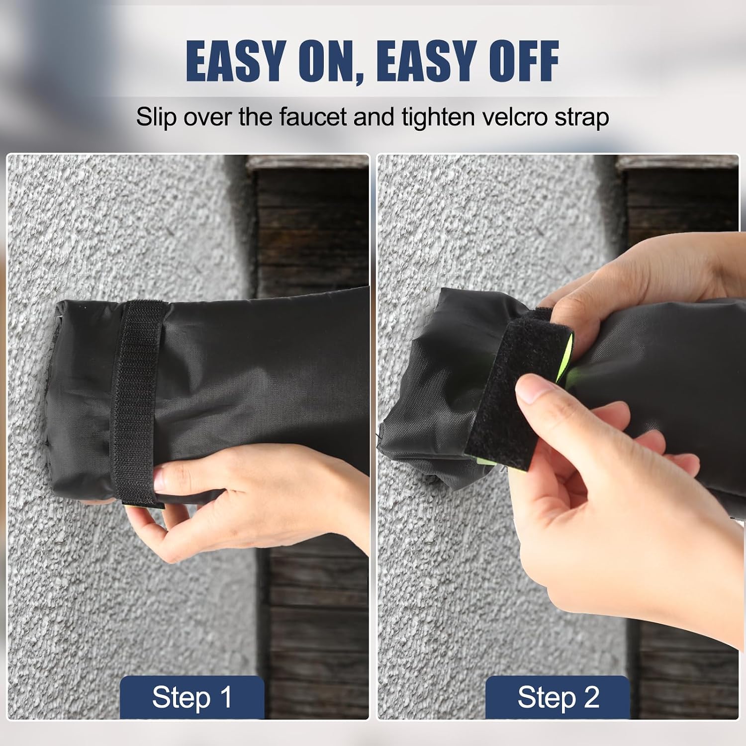 Thumbnail 6 de nabreeli FCOVER2 Outdoor Faucet Covers, 3-Layer Insulation, Waterproof 2-Pack
