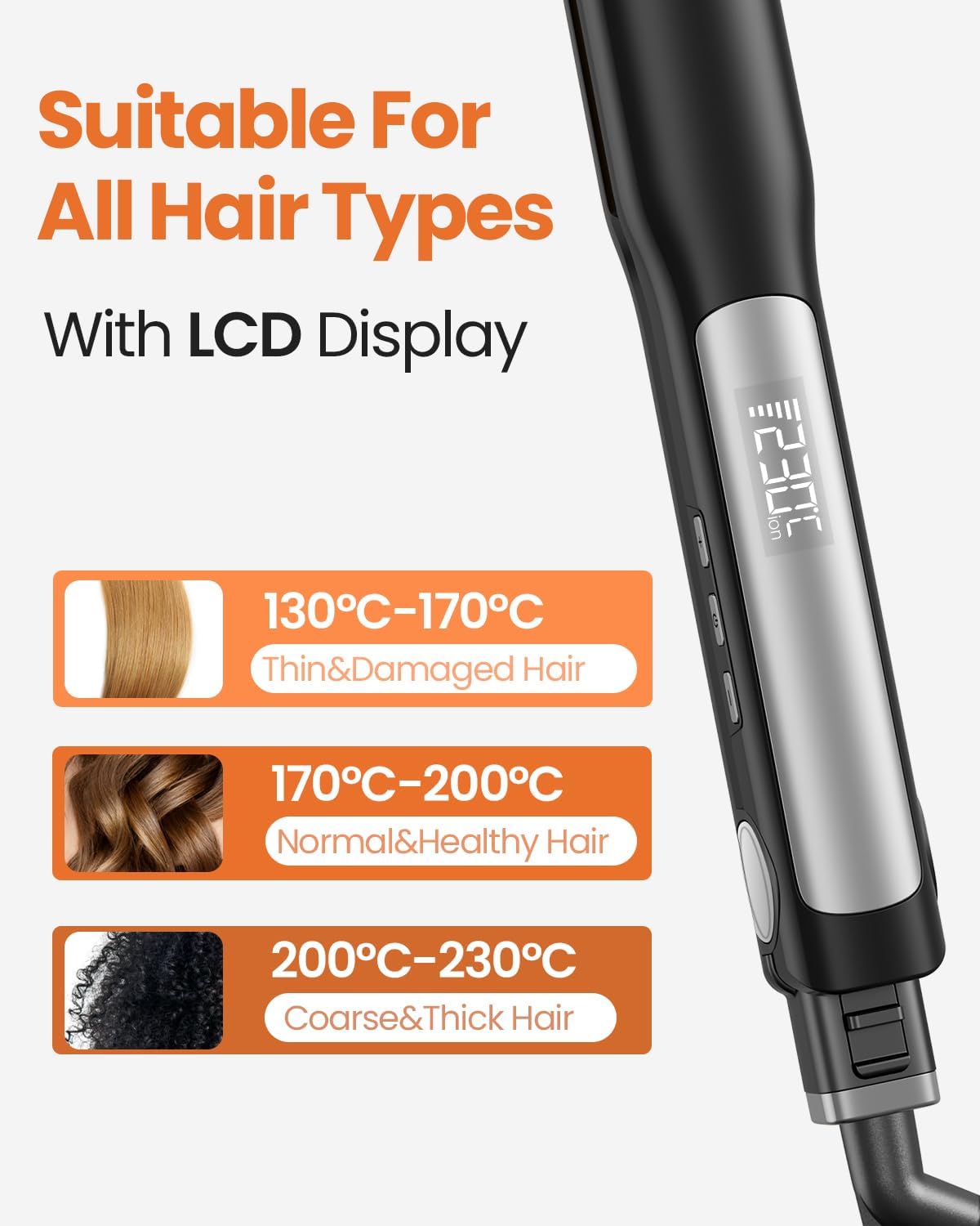 Thumbnail 4 de Faszin Hair Straighteners Ionic Titanium