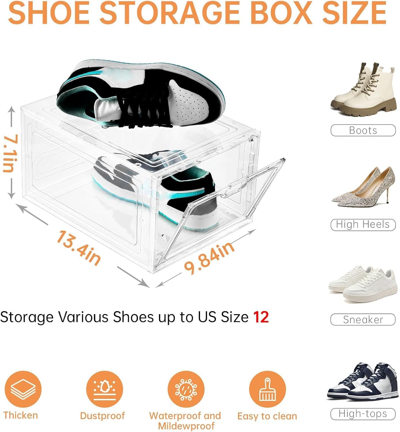Thumbnail 1 de INSTY 12-Pack Shoe Storage Box