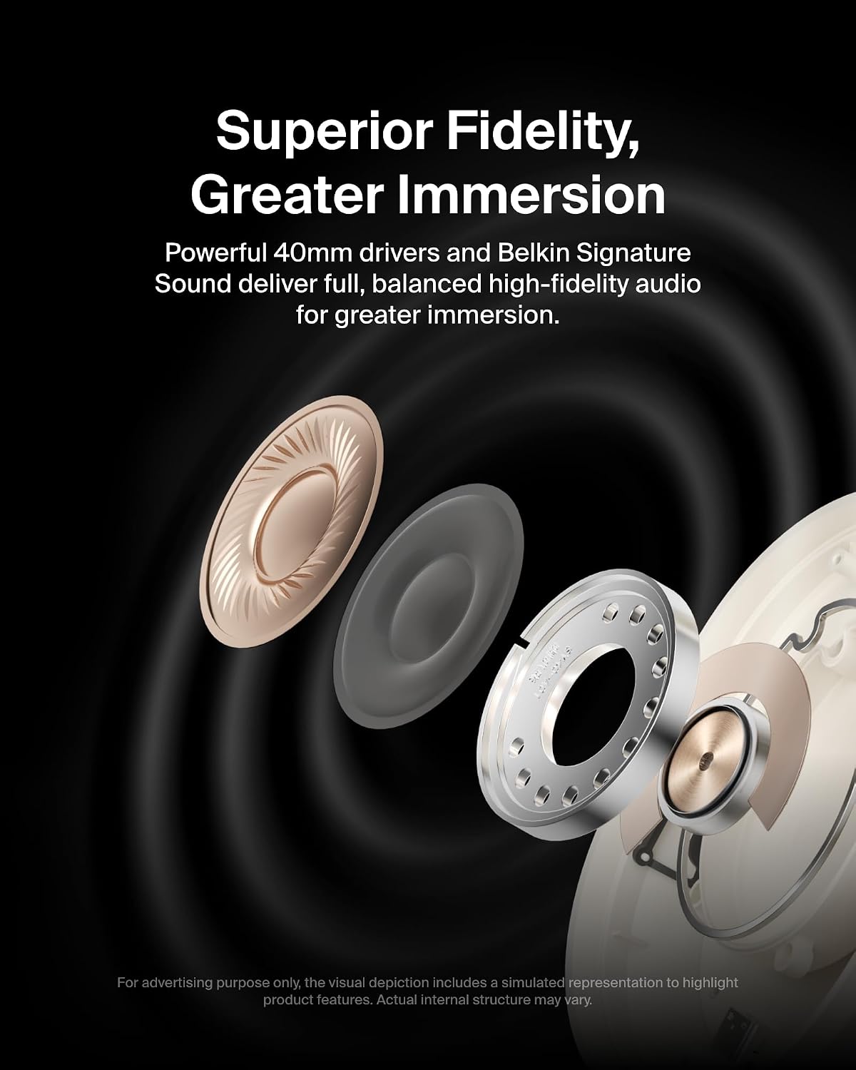Thumbnail 5 de Belkin SoundForm Isolate Headphones