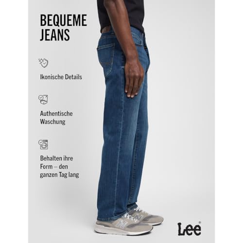 Detalle de Lee Jeans Herren Regular Straight Fit Extreme Motion Maddox – Modell Nr. 112119578